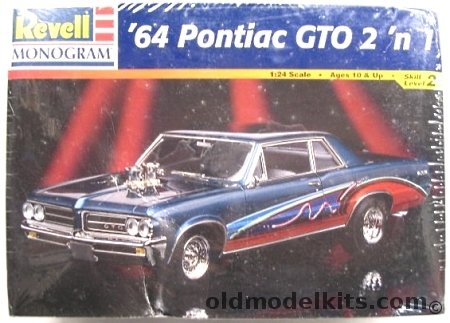 Revell 1/24 1964 Pontiac GTO - Stock or Custom Versions, 85-2461 plastic model kit